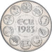 Francja, medal, Ecu Europa, Europe Assise, 1983, MDP, Miedź-Nikiel, Rodier