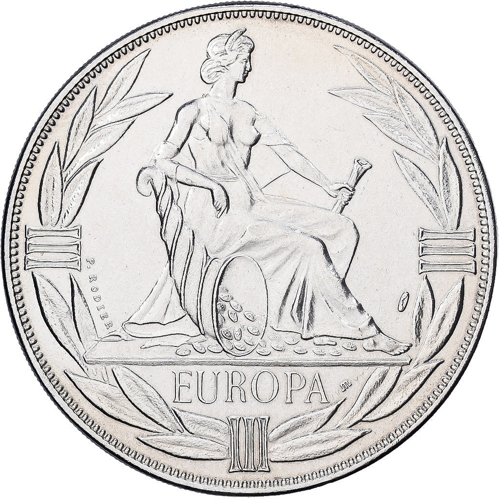 Francja, medal, Ecu Europa, Europe Assise, 1983, MDP, Miedź-Nikiel, Rodier