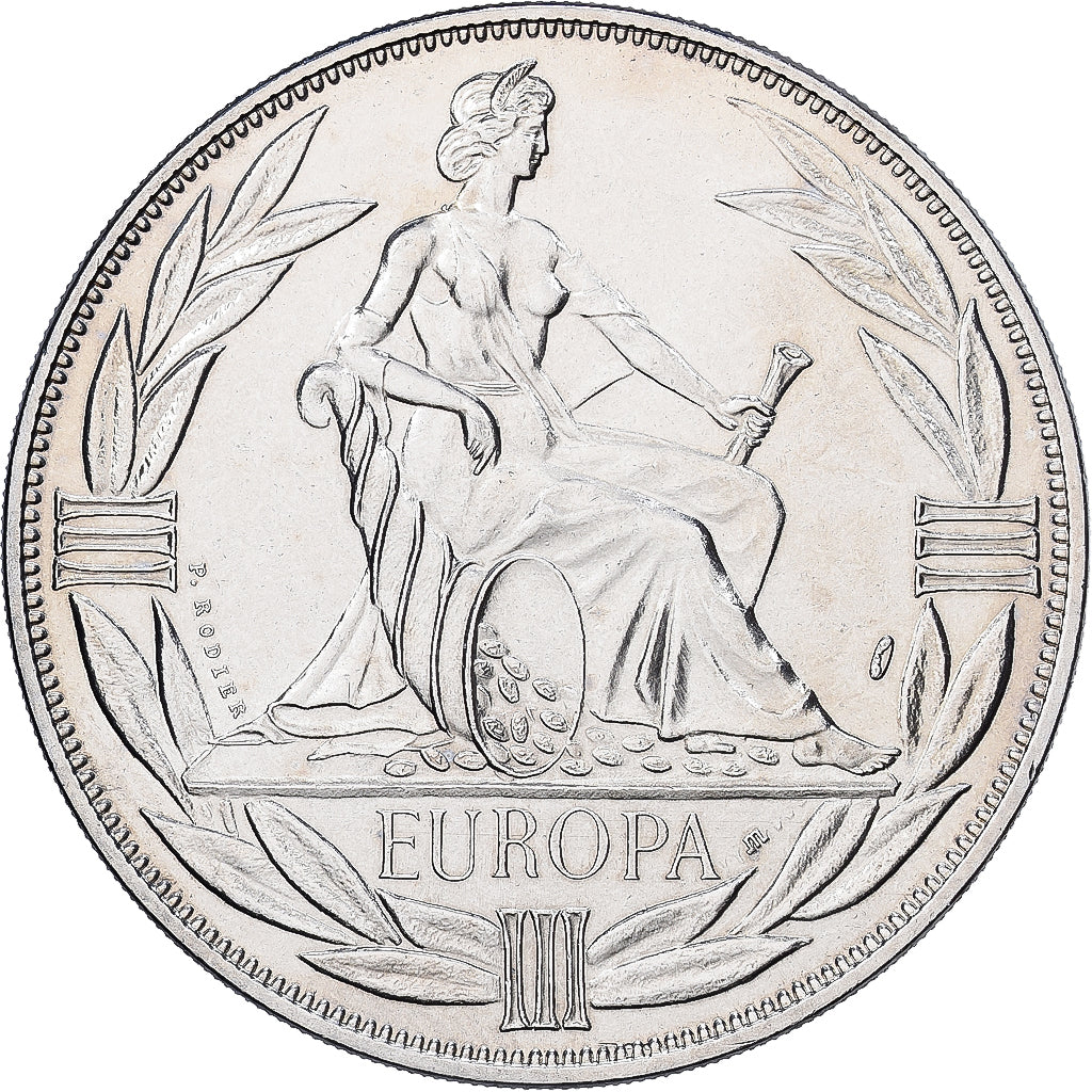 Francja, medal, Ecu Europa, Europe Assise, 1981, MDP, Miedź-Nikiel, Rodier