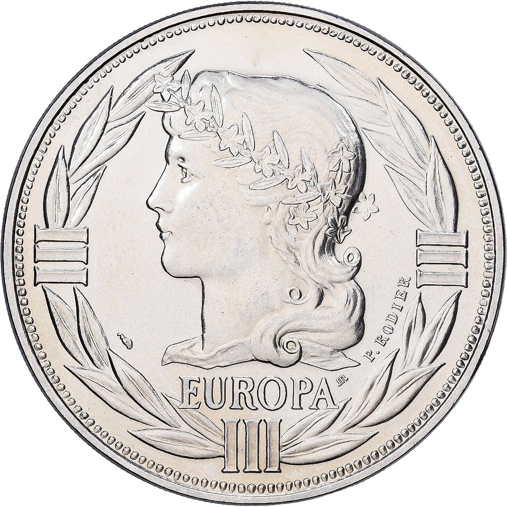 Francja, medal, Ecu Europa, Marianne, 1985, MDP, Miedź-Nikiel, Rodier
