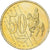 Großbritannien, Medaille, 50 C, Essai Trial, 2003, Copper-Nickel Gilt, UNZ