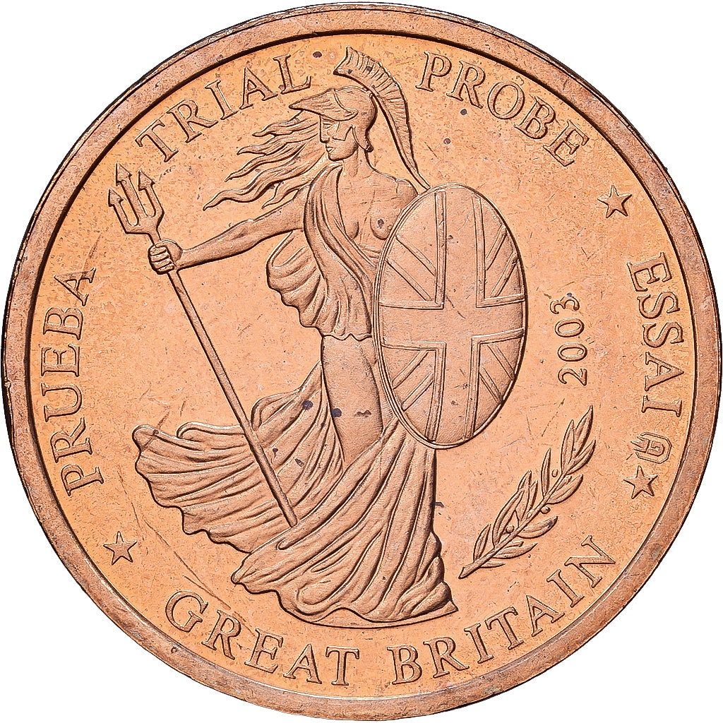 Großbritannien, Medaille, 5 C, Essai-Trial, 2002, Kupfer, UNZ