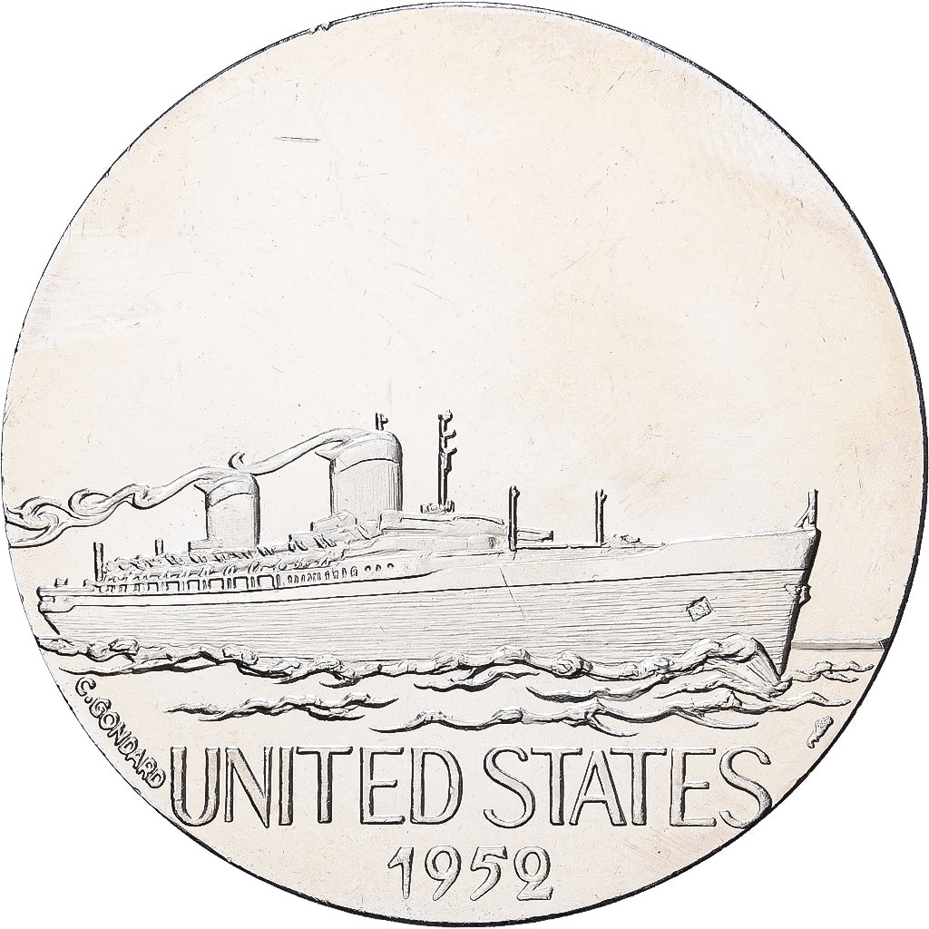 Frankreich, Medaille, Compagnie Générale Transatlantique, United States
