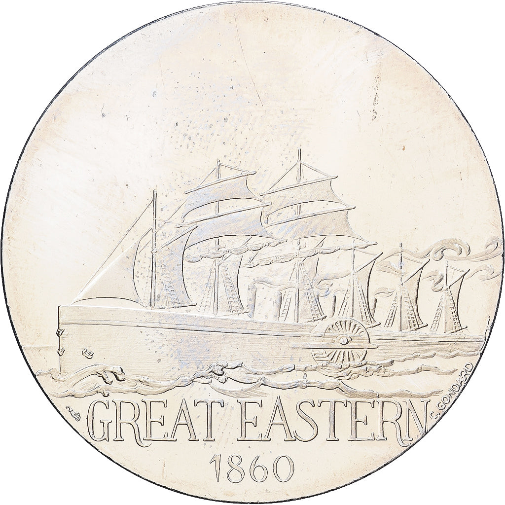 Frankreich, Medaille, Compagnie Générale Transatlantique, Great eastern