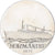 Francia, medaglia, Cie Gle Transatlantique, Normandie, Rame-nichel, C. Gondard
