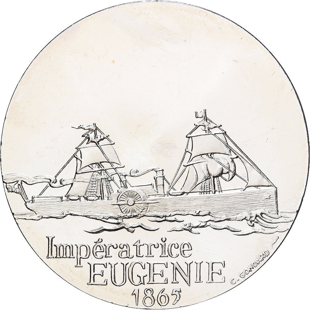 Frankreich, Medaille, Compagnie Générale Transatlantique, Impératrice