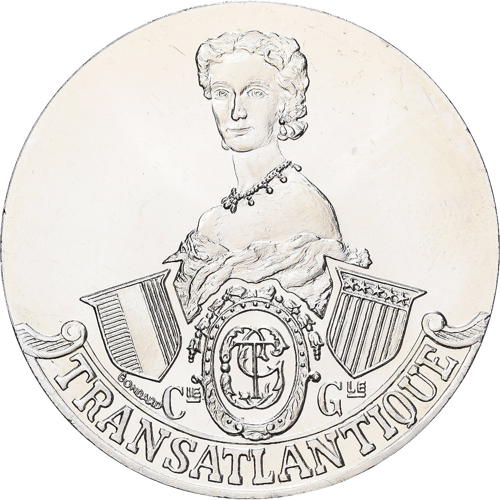 Frankreich, Medaille, Compagnie Générale Transatlantique, Impératrice