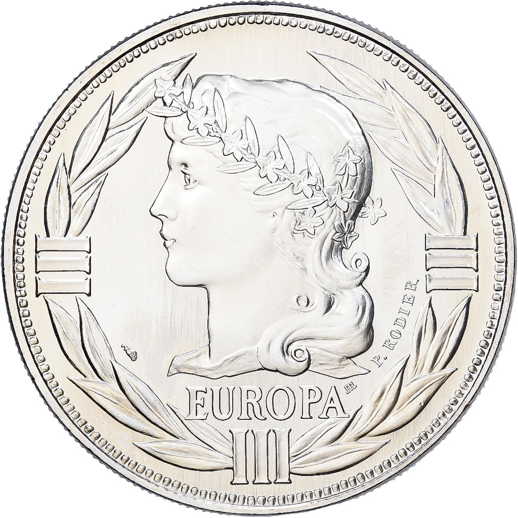 Frankreich, Medaille, Ecu Europa, Marianne, 1986, Kupfer-Nickel, Rodier, STGL