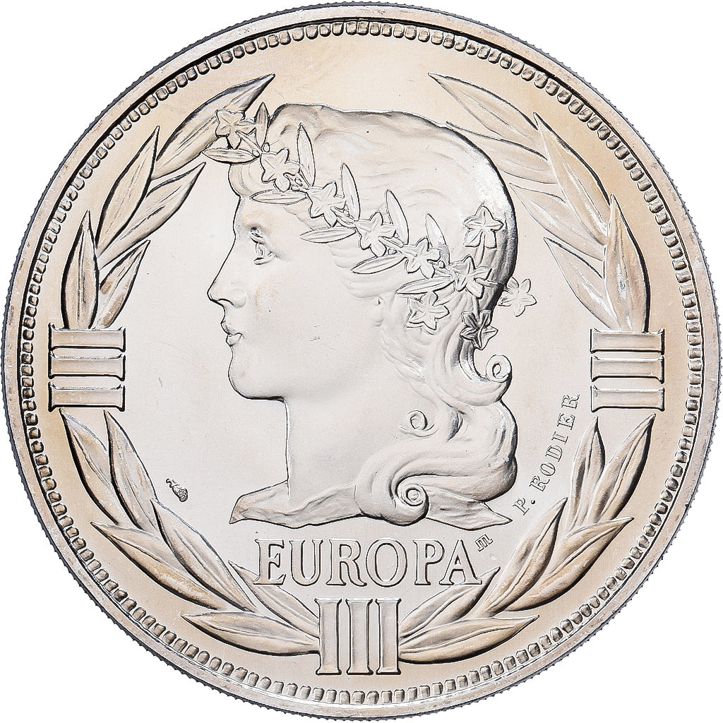 Frankreich, Medaille, Ecu Europa, Marianne, 1988, Kupfer-Nickel, Rodier, STGL