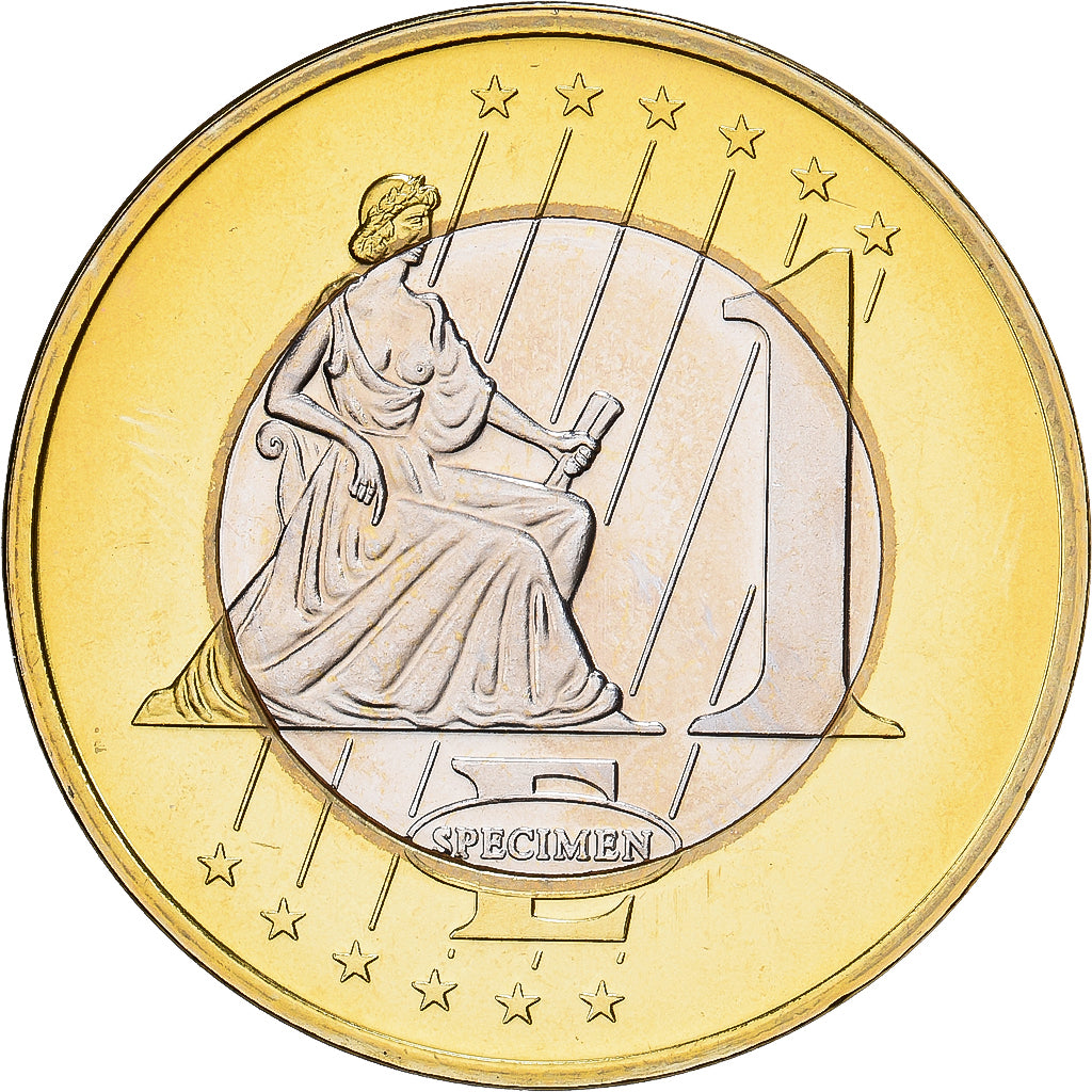 Vatican, Benedict XVI, 1 Euro, Trial, 2007, Waldaschaff, Bi-Metallic, MS(65-70)