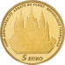 Frankrijk, 5 Euro, Abbaye de Cluny, 2010, Goud, FDC