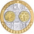 Francia, medalla, Europa, Plata, FDC