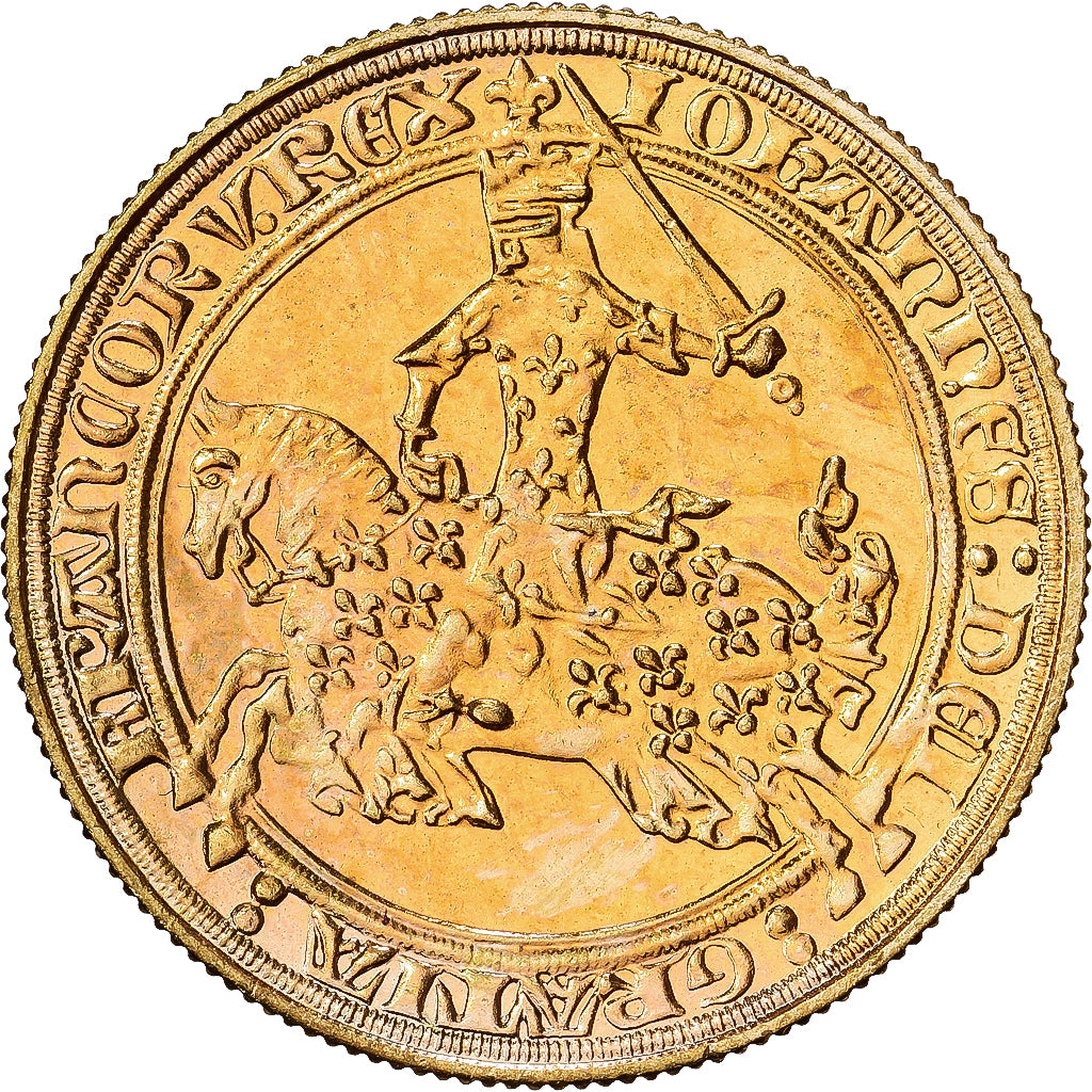 Francja, medal, Franc à Cheval, Outils de Frappe Monétaire, 1981, Bronze