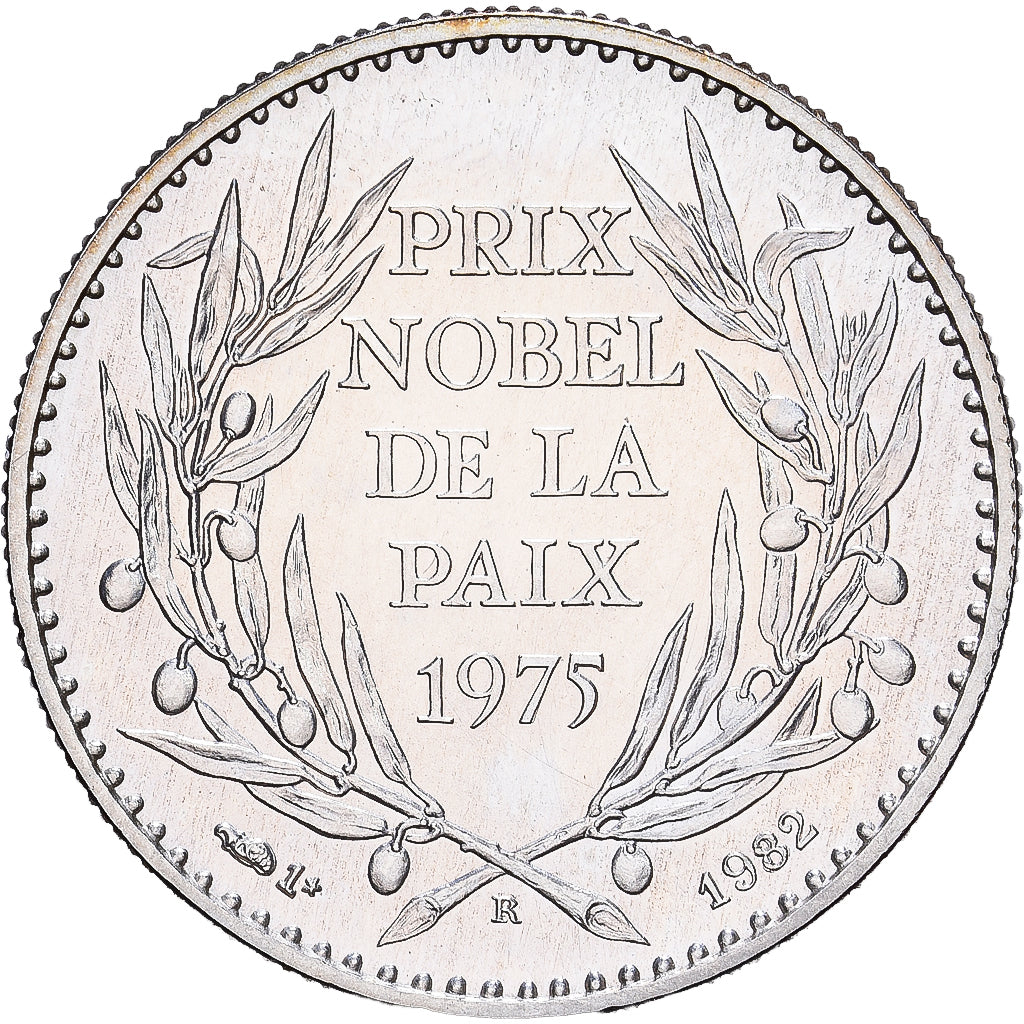 Frankreich, Medaille, Andreï Sakharov, Prix Nobel de la Paix, 1982, Silber, UNZ