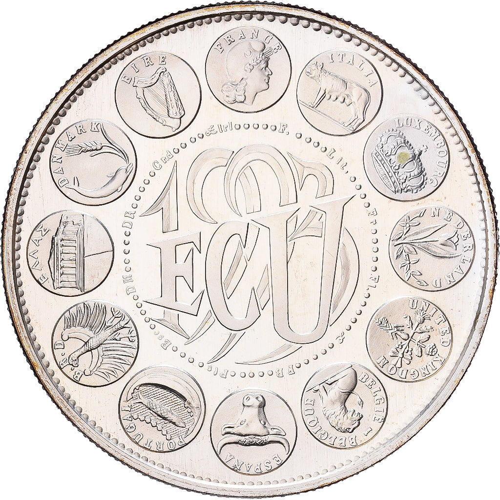 France, Médaille, Ecu Europa, Marianne, 1993, Argent, FDC, Rodier
