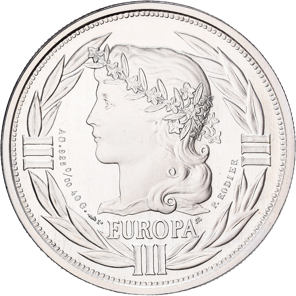 France, Médaille, Ecu Europa, Marianne, 1993, Argent, FDC, Rodier