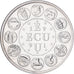 France, Medal, Ecu Europa, Marianne, 1991, Silver, Rodier, MS(65-70)