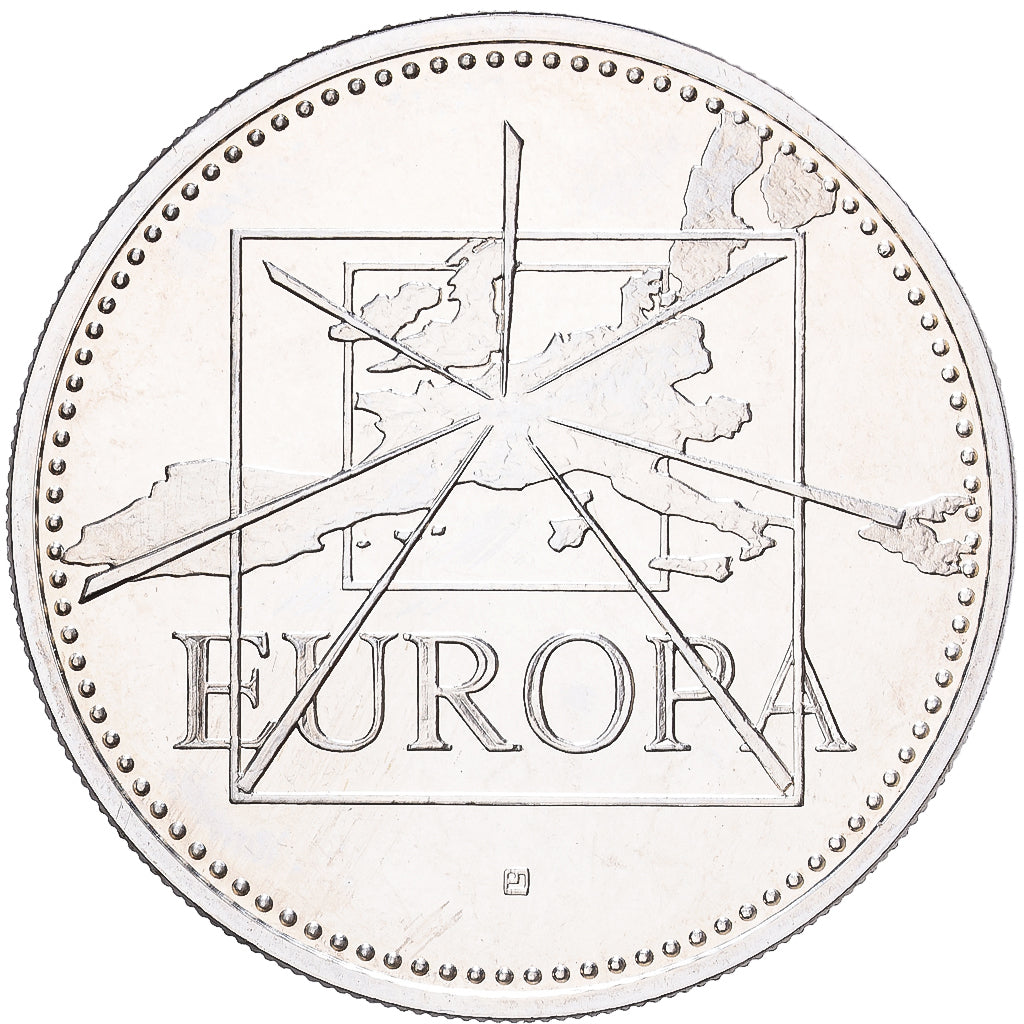 França, medalha, Ecu Europa, 1995, Prata, Jimenez, MS(65-70)