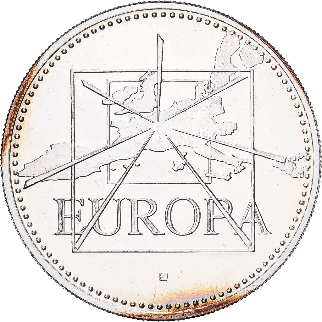 França, medalha, Ecu Europa, 1996, Prata, Jimenez, MS(65-70)