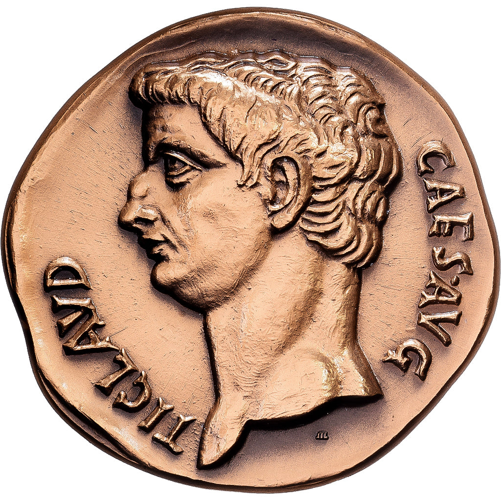 Frankreich, Medaille, Reproduction Monnaie Antique, Claude, Bronze, STGL