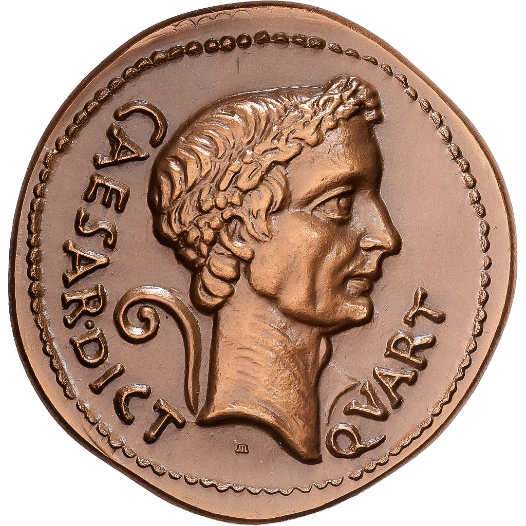 Frankreich, Medaille, Reproduction Monnaie Antique, César, Marc Mettius