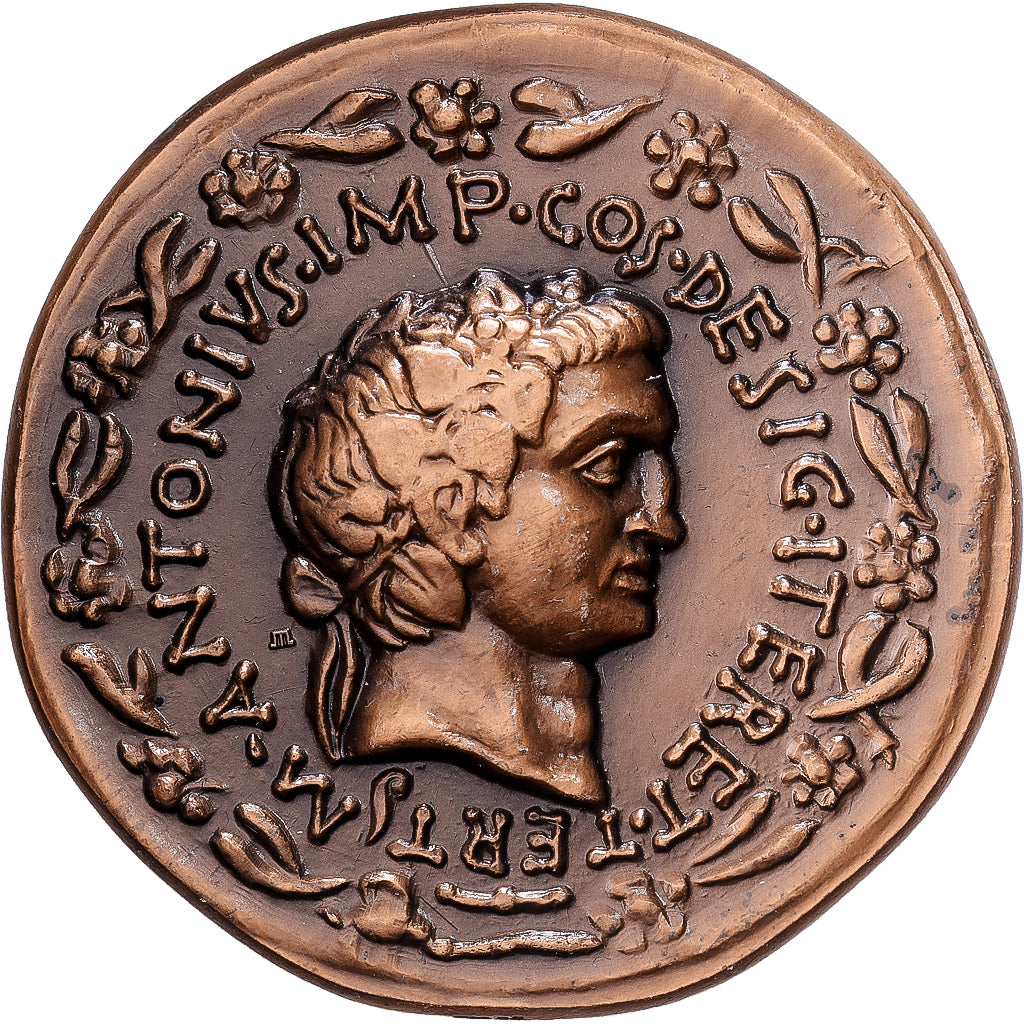 Francja, medal, Reproduction Monnaie Antique, Marc Antoine, Brązowy, MS(65-70)
