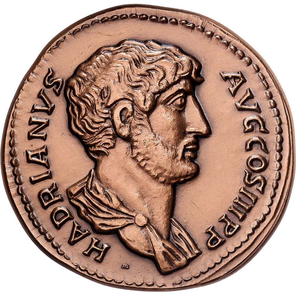 Frankrijk, Medaille, Reproduction Monnaie Antique,  Hadrien, Bronzen, FDC