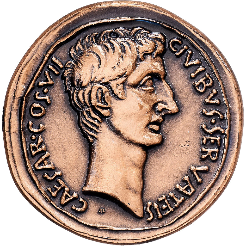 Frankrijk, Medaille, Reproduction Monnaie Antique,  Auguste, FDC, Bronze