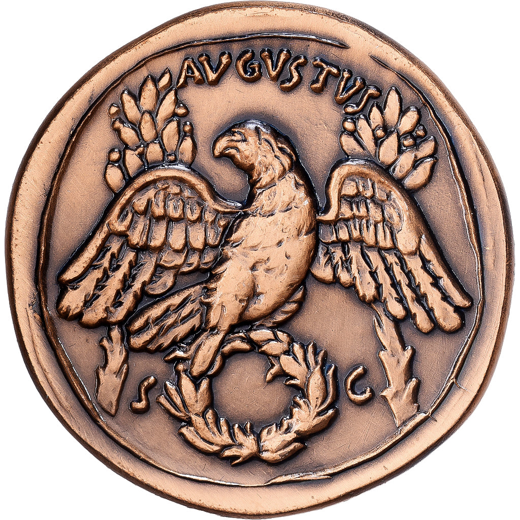 Frankrijk, Medaille, Reproduction Monnaie Antique,  Auguste, FDC, Bronze