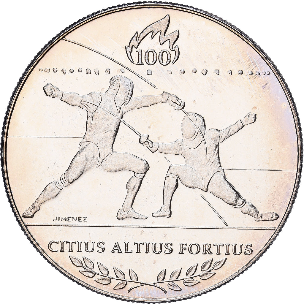 Francia, medalla, Jeux Olympiques d'Atlanta, Escrime, 1996, Cobre - níquel