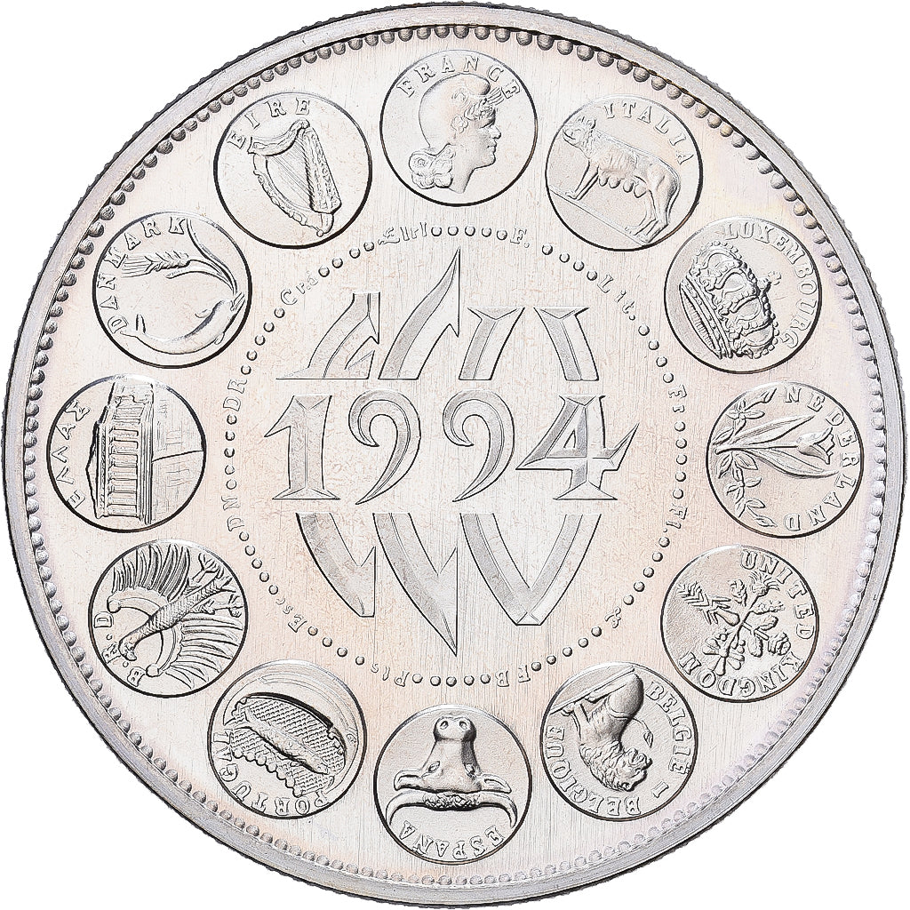 Frankreich, Medaille, Ecu Europa, Marianne, 1994, Silber, Rodier, STGL