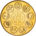 Francia, medaglia, Ecu Europa, Europe Assise, 1980, MDP, Doratura in