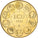 France, Medal, Ecu Europa, Europe Assise, 1984, MDP, Copper-Nickel Gilt, Rodier