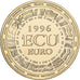 France, Medal, Ecu Europa, 1996, MDP, Copper-Nickel Gilt, Jimenez, MS(65-70)