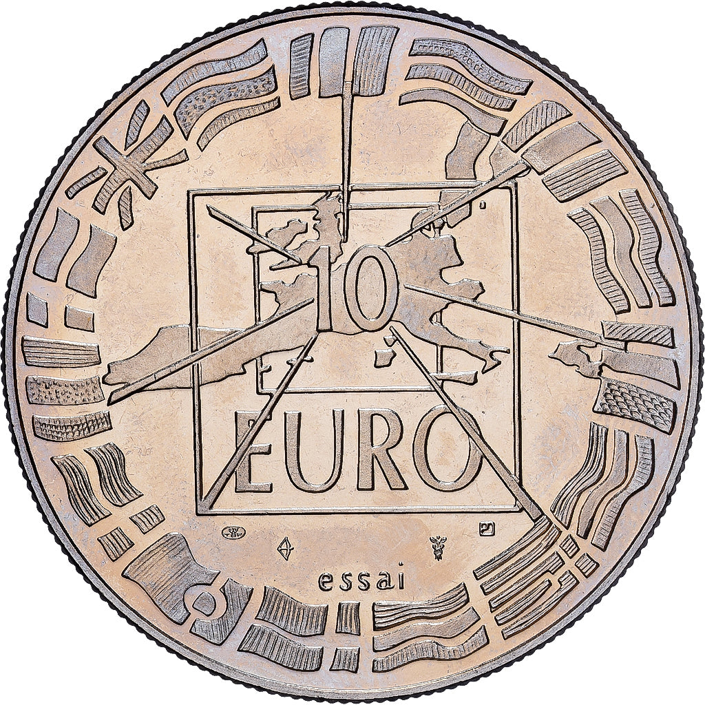 France, 10 Euro, Europa, 1998, Copper-nickel, MS(63)