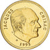 França, medalha, Ve République, Jacques Chirac, 1995, Cobre-Níquel Dourado
