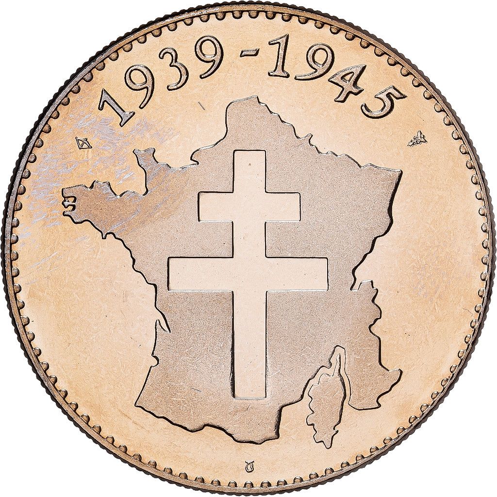 France, Medal, 1939-1945, Débarquement de Normandie, Copper-nickel, Jimenez