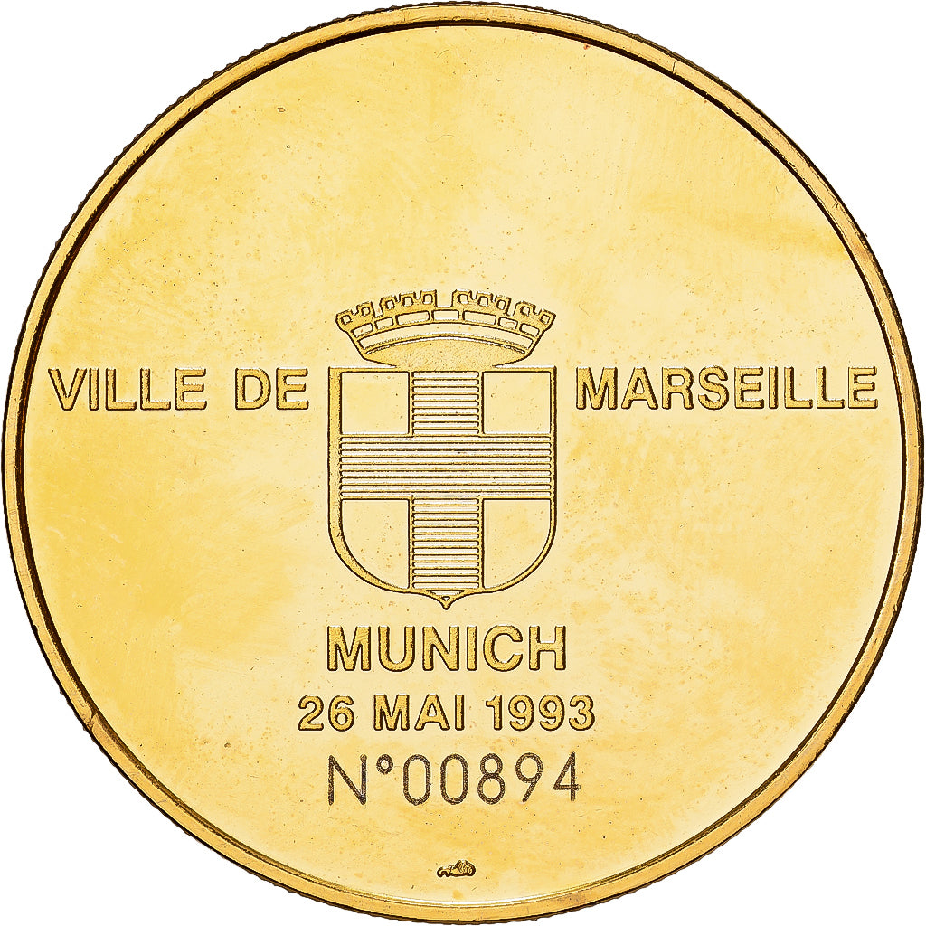 Frankreich, Medaille, Football, Coupe d'Europe, Marseille-Munich, 1993