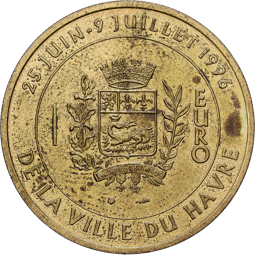 Frankrijk, Euro du Havre, Pont de Normandie, 1996, Tin, ZF
