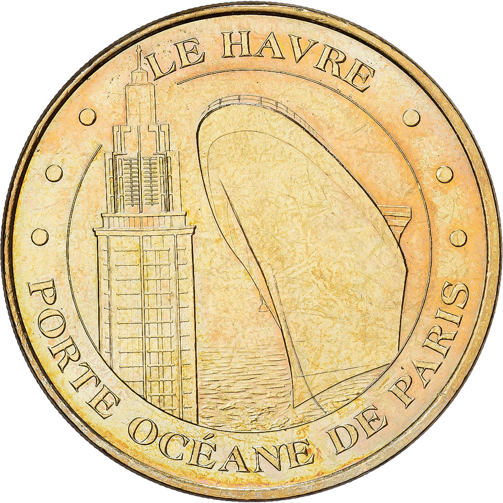 Frankreich, betaalpenning, Le Havre, Porte Océane, 2009, Copper-nickel