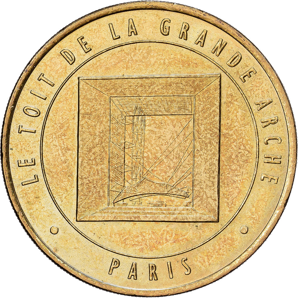 Francja, Tourist token, La Défense - L e toit de la Grande Arche, 2001, MDP