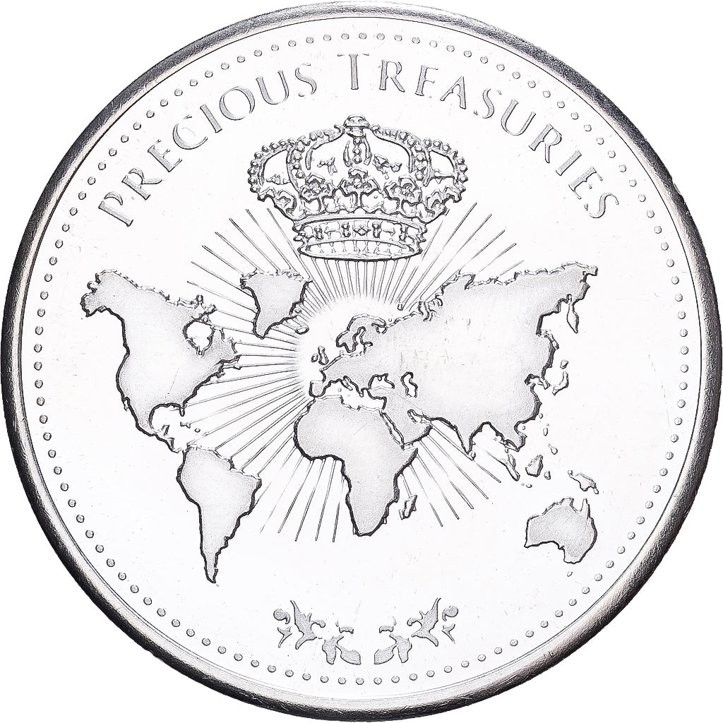 Germany, Medal, Precious Treasuries, 1 Deutschemark, Silver Plated Copper