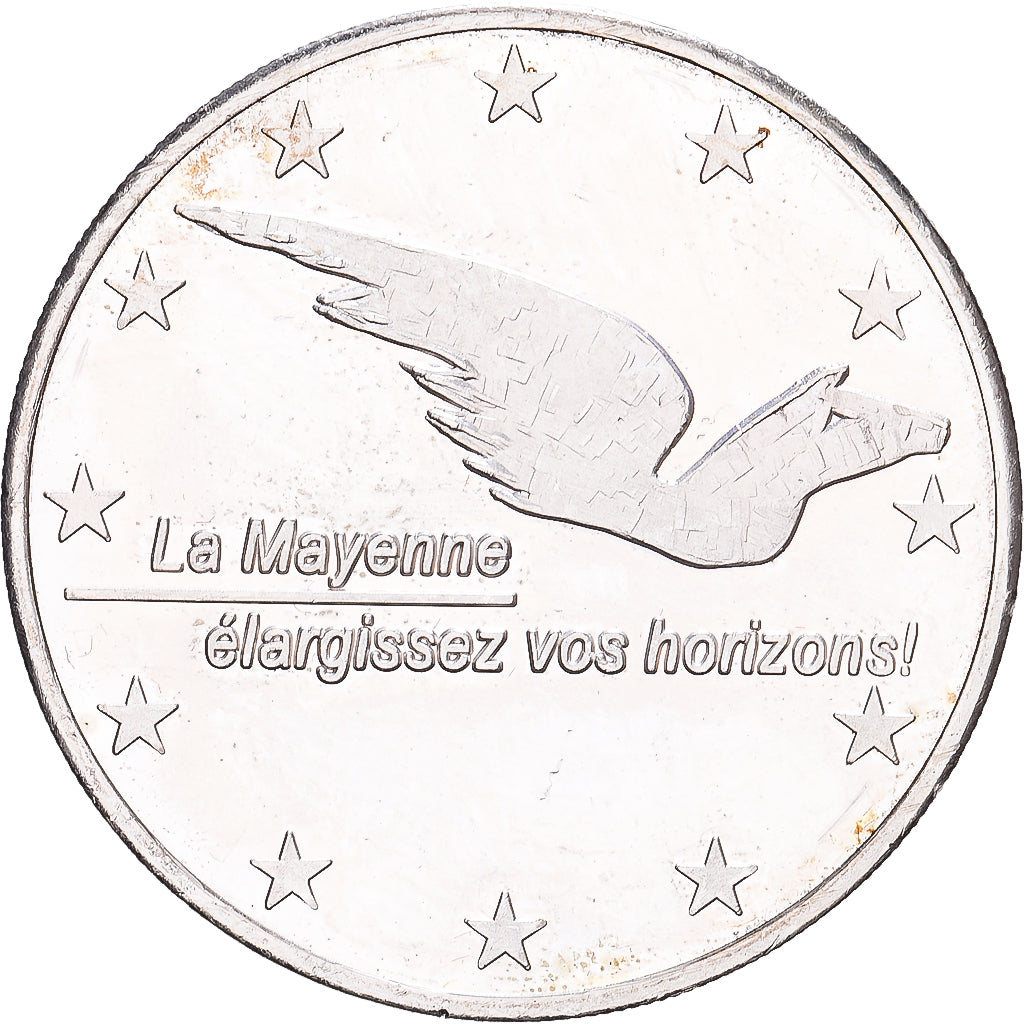 Francia, 20 Euro, Département de la Mayenne, 1997, Plata, SC