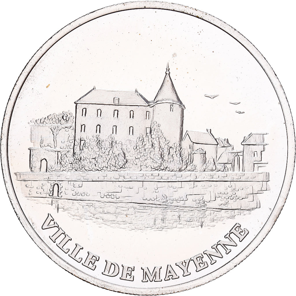 Francia, 20 Euro, Ville de Mayenne, 1997, Argento, SPL