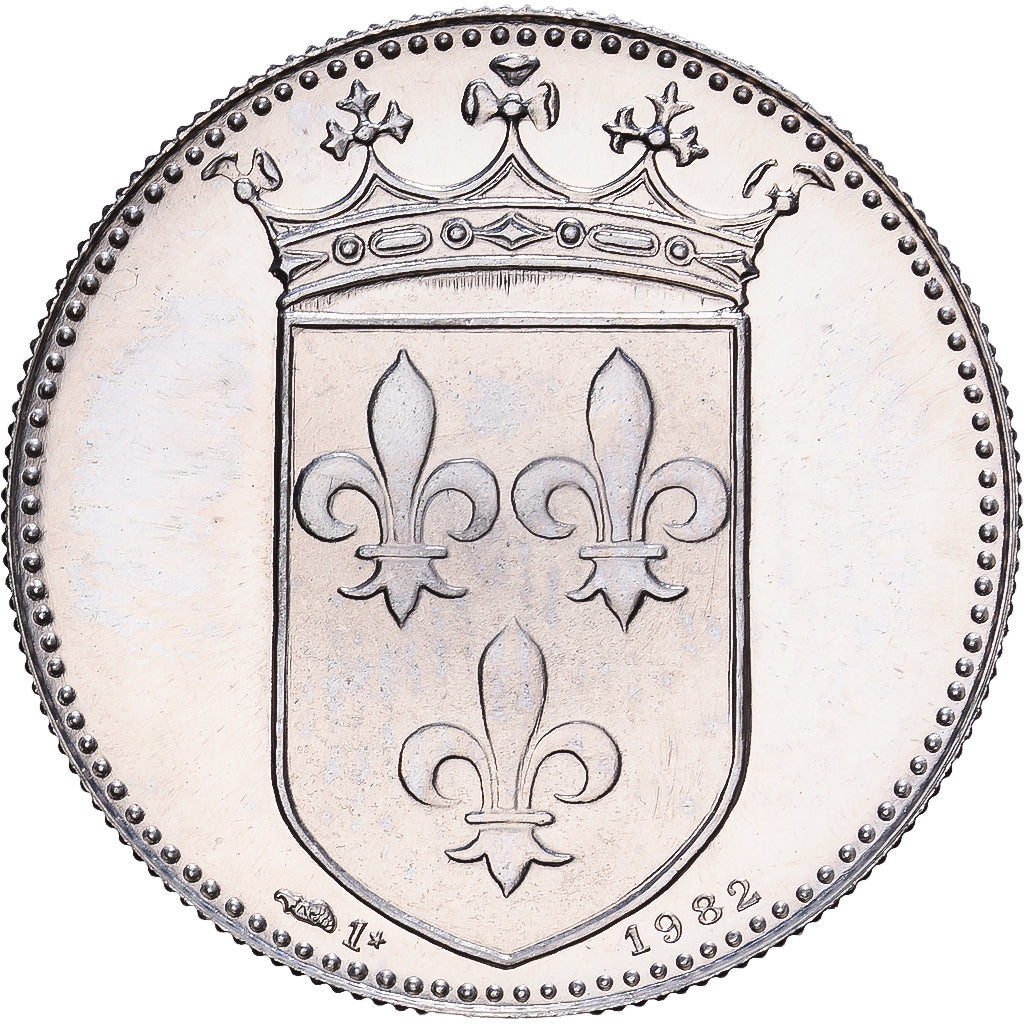 Francia, medalla, Roi de france, Henri II, 1982, Plata, FDC