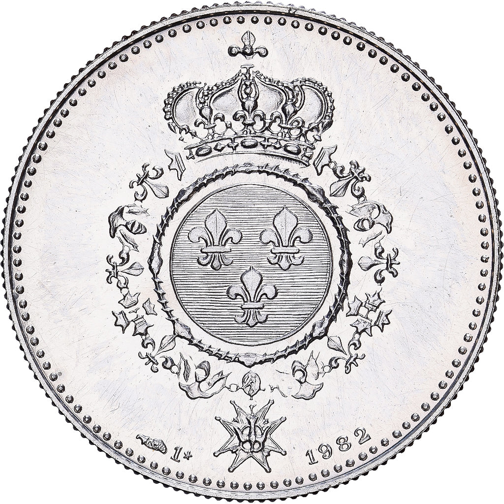 France, Médaille, Roi de France, Charles X, 1982, Argent, FDC