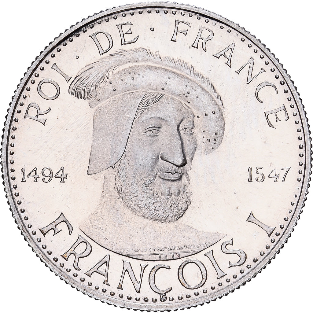 France, Medal, Roi de France, François Ier, 1982, Silver, MS(65-70)