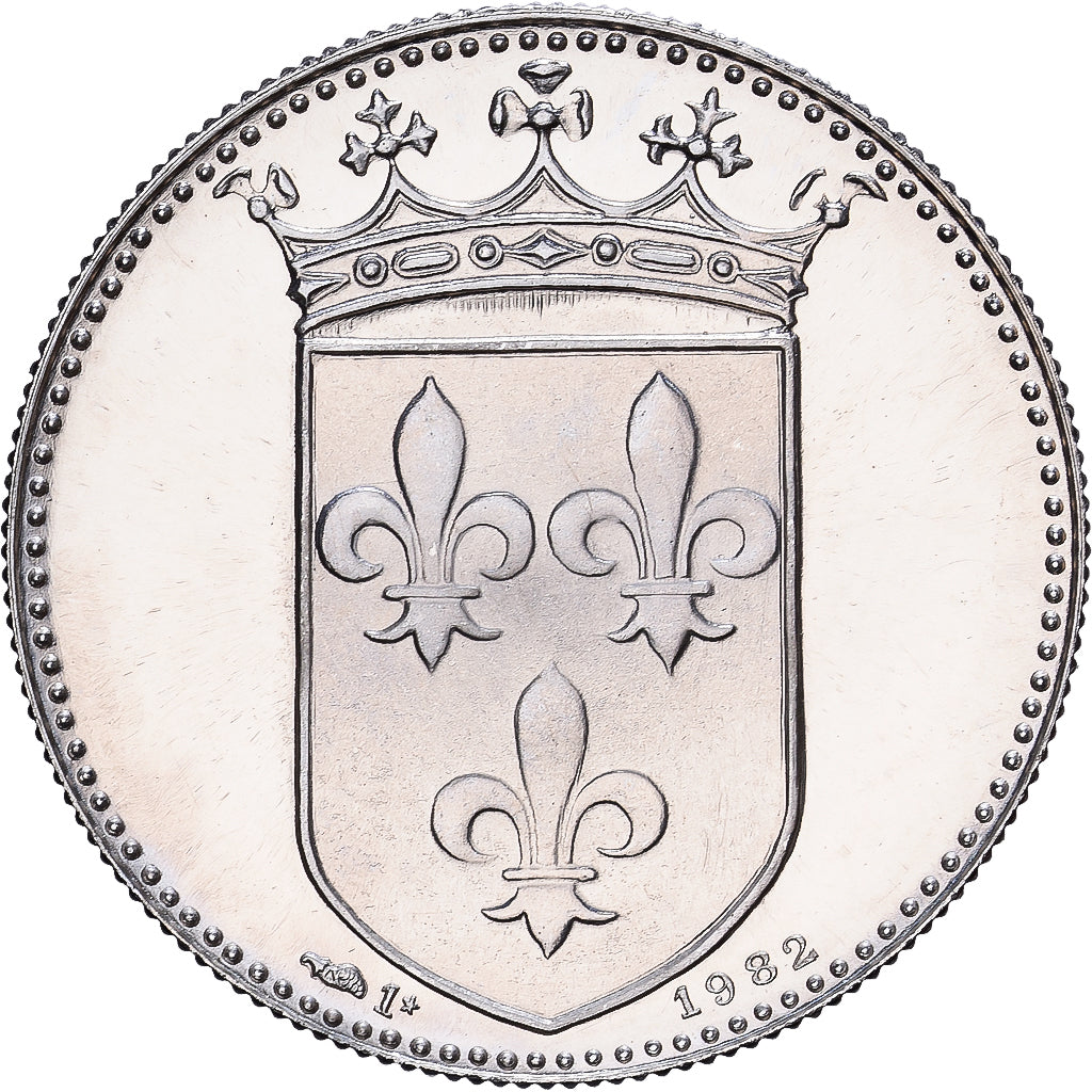 France, Medal, Roi de France, François Ier, 1982, Silver, MS(65-70)