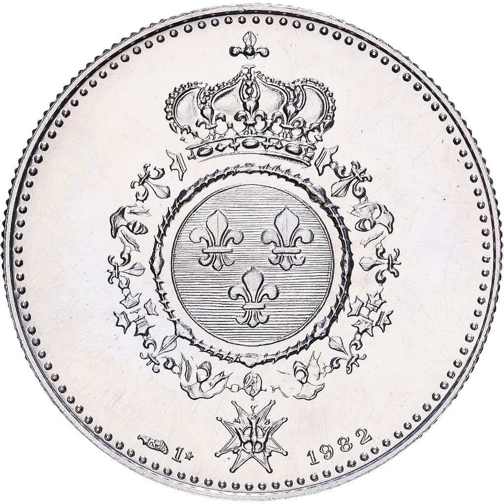 Frankreich, Medaille, Roi de France, Louis XVIII, 1982, Silber, STGL