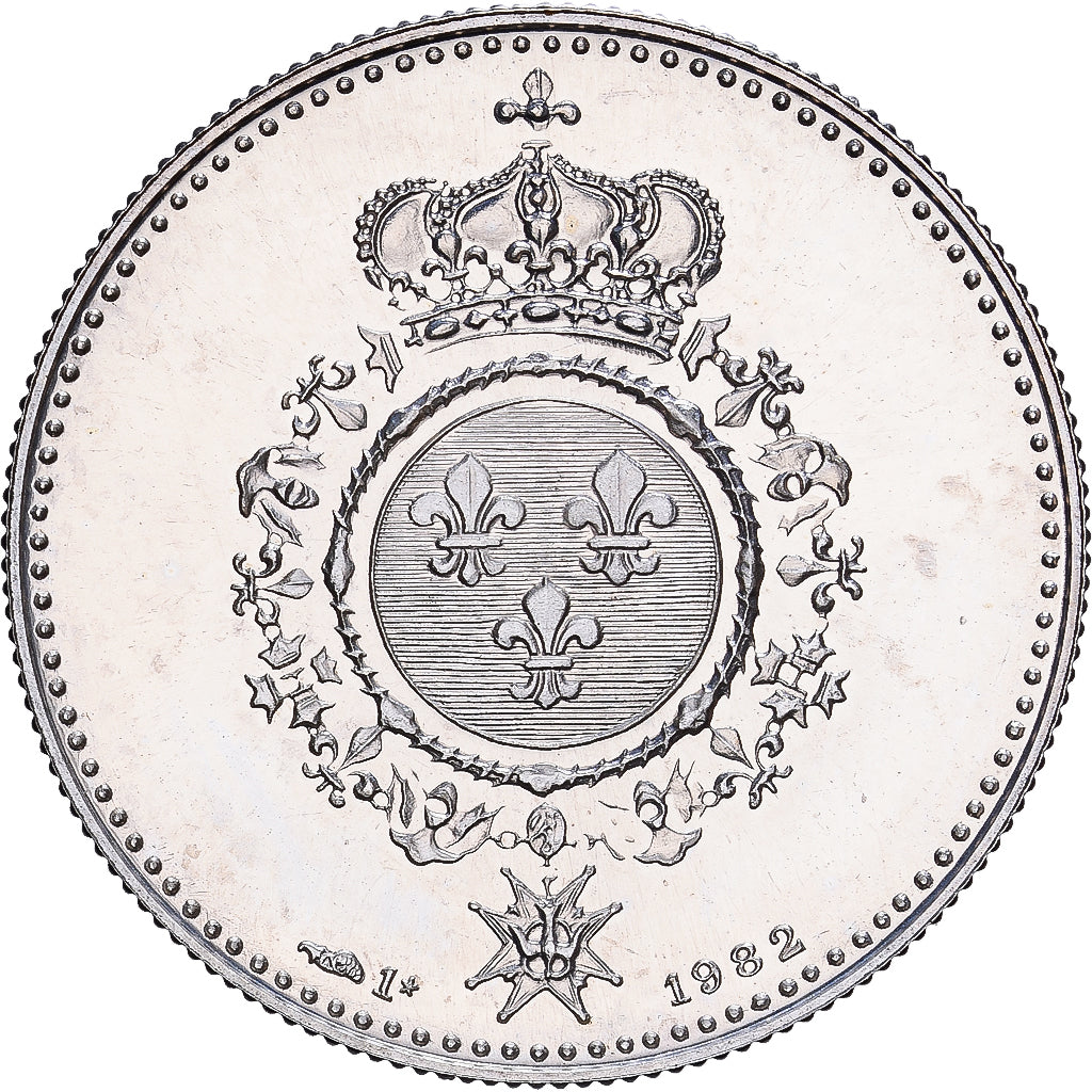 France, Medal, Roi de France, Louis XIV, 1982, Silver, MS(65-70)